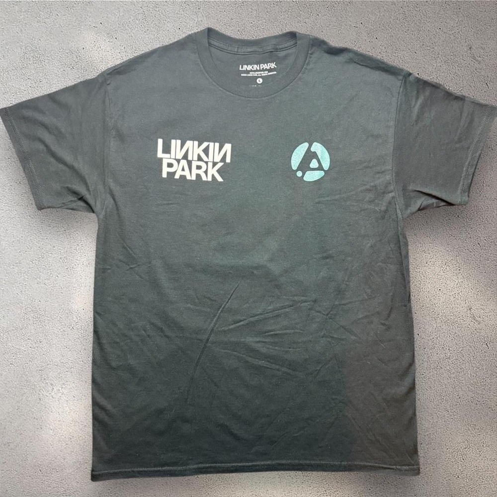 Linkin Park From Zero The Emptiness Machine Graphic T-Shirt Gray Mens Large